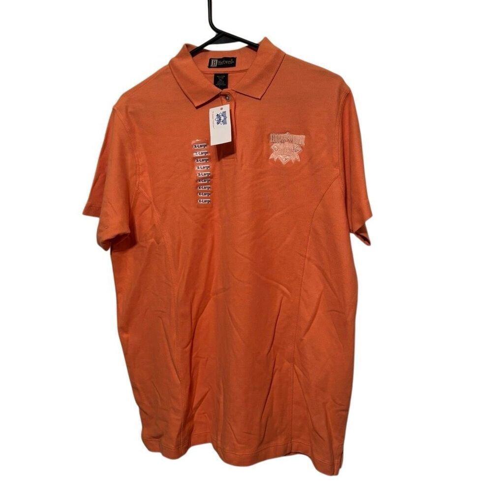 Cooperstown Dreams Park Women’s Size XL Tangerine Color Polo Shirt *New*